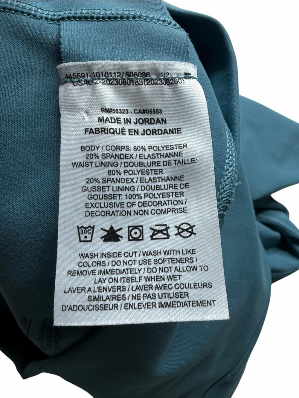 NIKE One Teal Blue Women's Workout Leggings Pockets Women's Size Small Gym Yoga - Picture 7 of 8